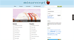 Desktop Screenshot of minarecept.nu