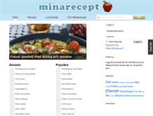 Tablet Screenshot of minarecept.nu